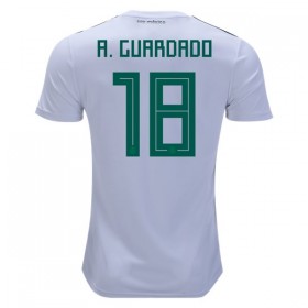 Camisolas de Futebol México A.Guardado 18 Equipamento Alternativa Copa do Mundo 2018 Manga Curta